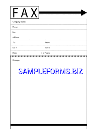 Modern Fax Cover Sheet 2